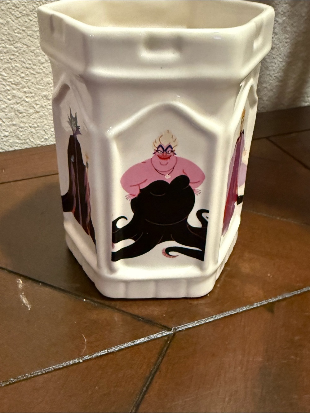 Rae Dunn x Disney White 'Queens of Mean' Ceramic Mug with Colorful Villain Art - Picture 4 of 9